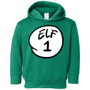 Elf 1 2 3 4 5 Custom Number Personalize Toddler Hoodie