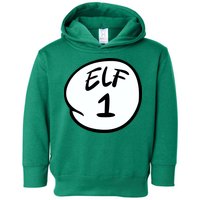 Elf 1 2 3 4 5 Custom Number Personalize Toddler Hoodie