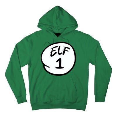 Elf 1 2 3 4 5 Custom Number Personalize Tall Hoodie