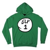 Elf 1 2 3 4 5 Custom Number Personalize Tall Hoodie