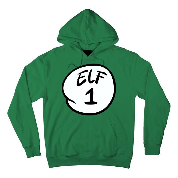 Elf 1 2 3 4 5 Custom Number Personalize Tall Hoodie