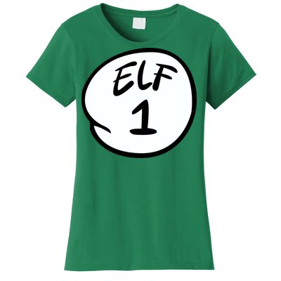 Elf 1 2 3 4 5 Custom Number Personalize Women's T-Shirt