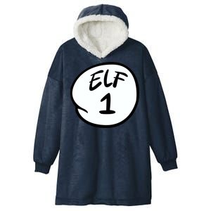 Elf 1 2 3 4 5 Custom Number Personalize Hooded Wearable Blanket