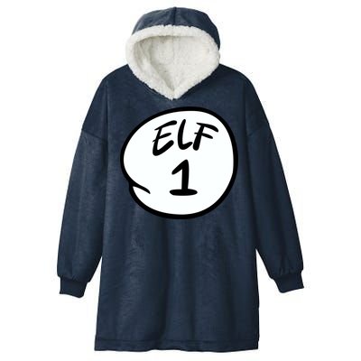 Elf 1 2 3 4 5 Custom Number Personalize Hooded Wearable Blanket