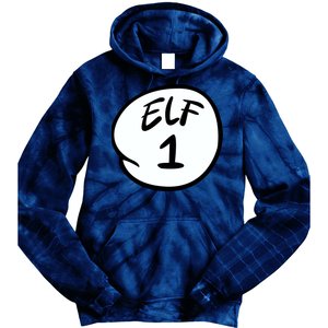 Elf 1 2 3 4 5 Custom Number Personalize Tie Dye Hoodie