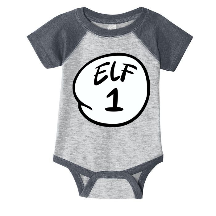 Elf 1 2 3 4 5 Custom Number Personalize Infant Baby Jersey Bodysuit