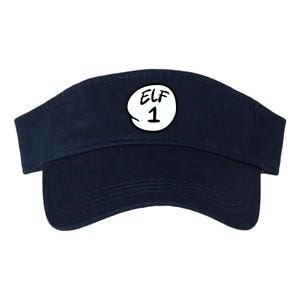 Elf 1 2 3 4 5 Custom Number Personalize Valucap Bio-Washed Visor