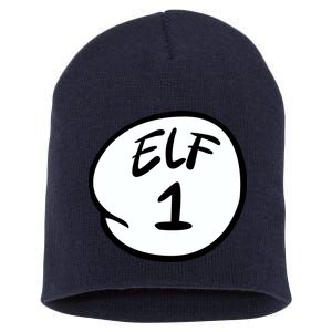 Elf 1 2 3 4 5 Custom Number Personalize Short Acrylic Beanie