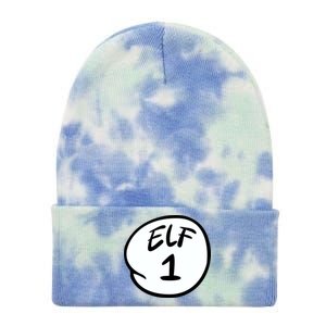 Elf 1 2 3 4 5 Custom Number Personalize Tie Dye 12in Knit Beanie