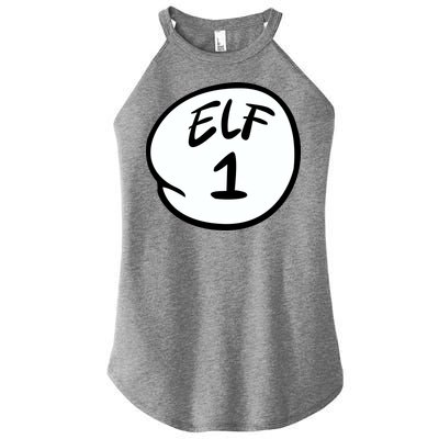 Elf 1 2 3 4 5 Custom Number Personalize Women's Perfect Tri Rocker Tank