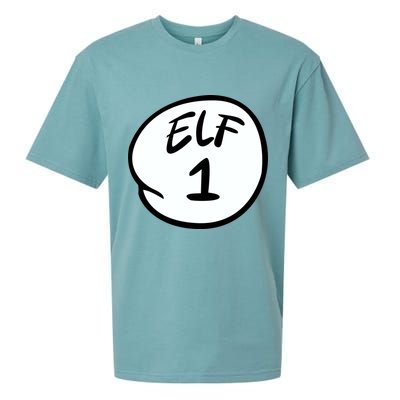 Elf 1 2 3 4 5 Custom Number Personalize Sueded Cloud Jersey T-Shirt