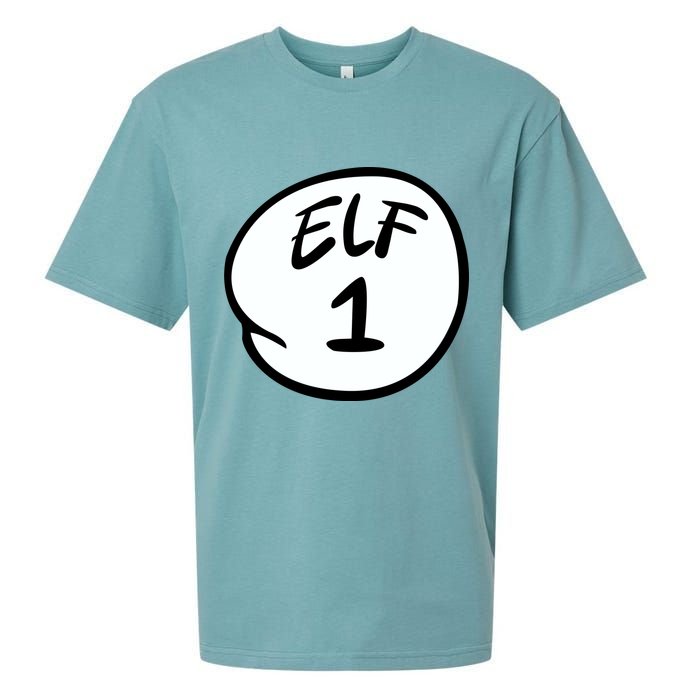 Elf 1 2 3 4 5 Custom Number Personalize Sueded Cloud Jersey T-Shirt