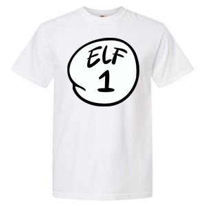 Elf 1 2 3 4 5 Custom Number Personalize Garment-Dyed Heavyweight T-Shirt