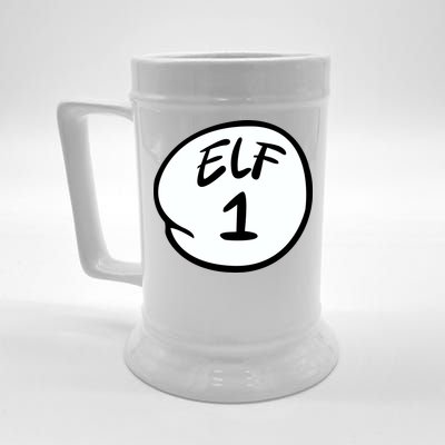 Elf 1 2 3 4 5 Custom Number Personalize Beer Stein