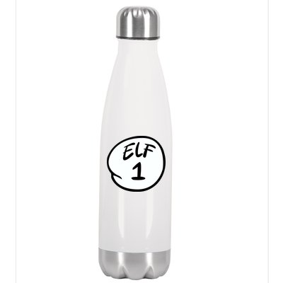 Elf 1 2 3 4 5 Custom Number Personalize Stainless Steel Insulated Water Bottle