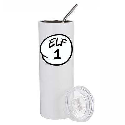 Elf 1 2 3 4 5 Custom Number Personalize Stainless Steel Tumbler