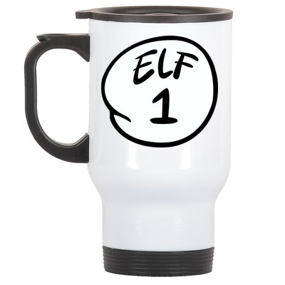 Elf 1 2 3 4 5 Custom Number Personalize Stainless Steel Travel Mug