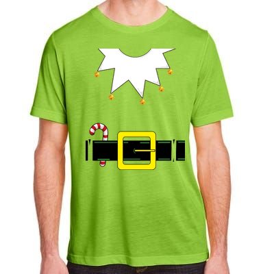 Elf Costume With Candy Cane Adult ChromaSoft Performance T-Shirt