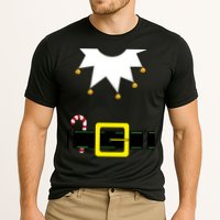Elf Costume With Candy Cane Cooling Performance Crew T-Shirt