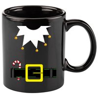 Elf Costume With Candy Cane 11oz C Handle Ceramic Mug
