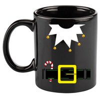 Elf Costume With Candy Cane 11oz C Handle Ceramic Mug
