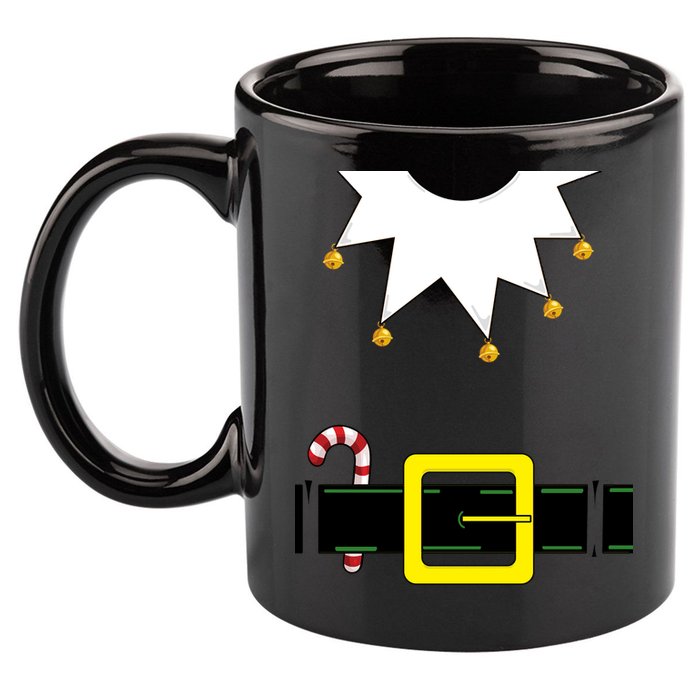 Elf Costume With Candy Cane 11oz C Handle Ceramic Mug