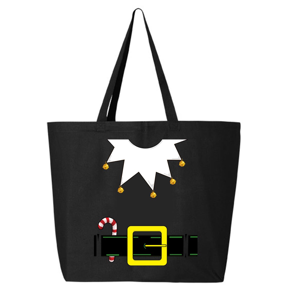 Elf Costume With Candy Cane 25L Jumbo Tote