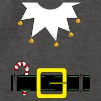 Elf Costume With Candy Cane Vector Backpack