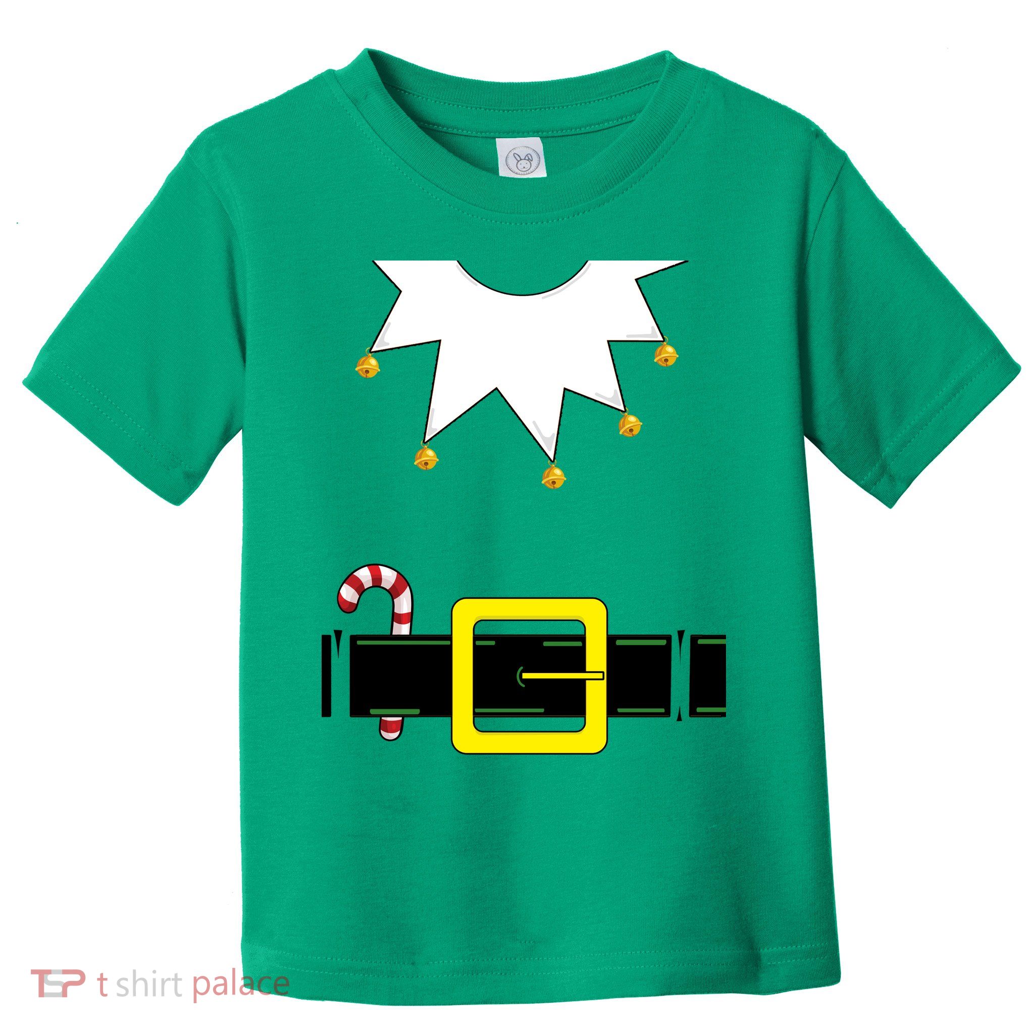 Elf Costume With Candy Cane Toddler T-Shirt