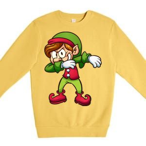 Elf Dabbing Premium Crewneck Sweatshirt