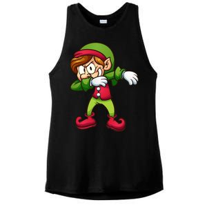 Elf Dabbing Ladies PosiCharge Tri-Blend Wicking Tank