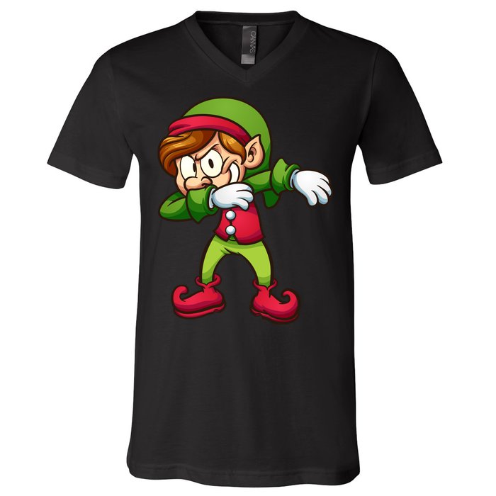 Elf Dabbing V-Neck T-Shirt