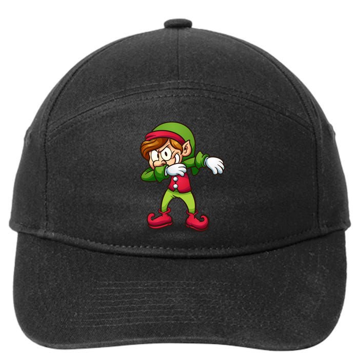 Elf Dabbing 7-Panel Snapback Hat