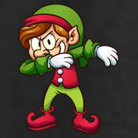 Elf Dabbing Adult Drive Performance Visor