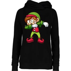 Elf Dabbing Womens Funnel Neck Pullover Hood