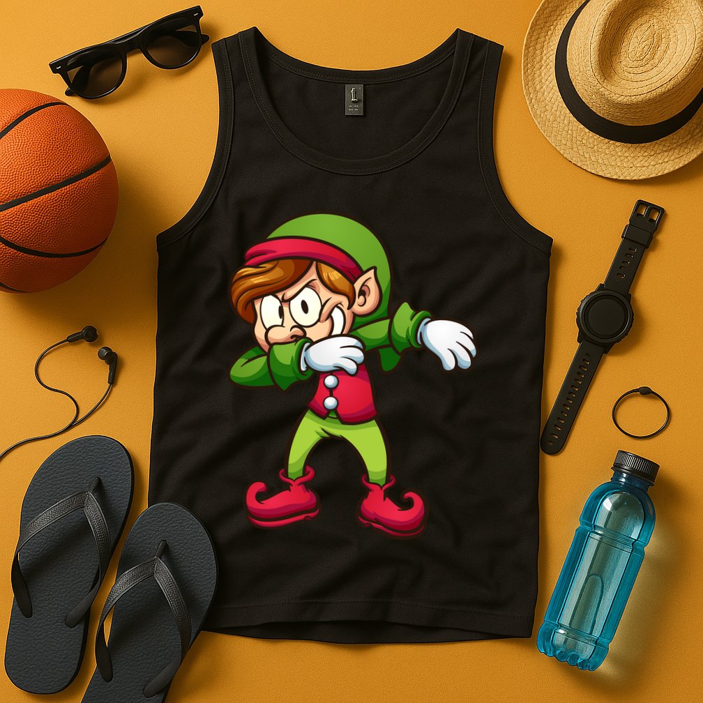 Elf Dabbing Tank Top