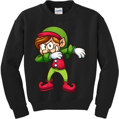 Elf Dabbing Kids Sweatshirt