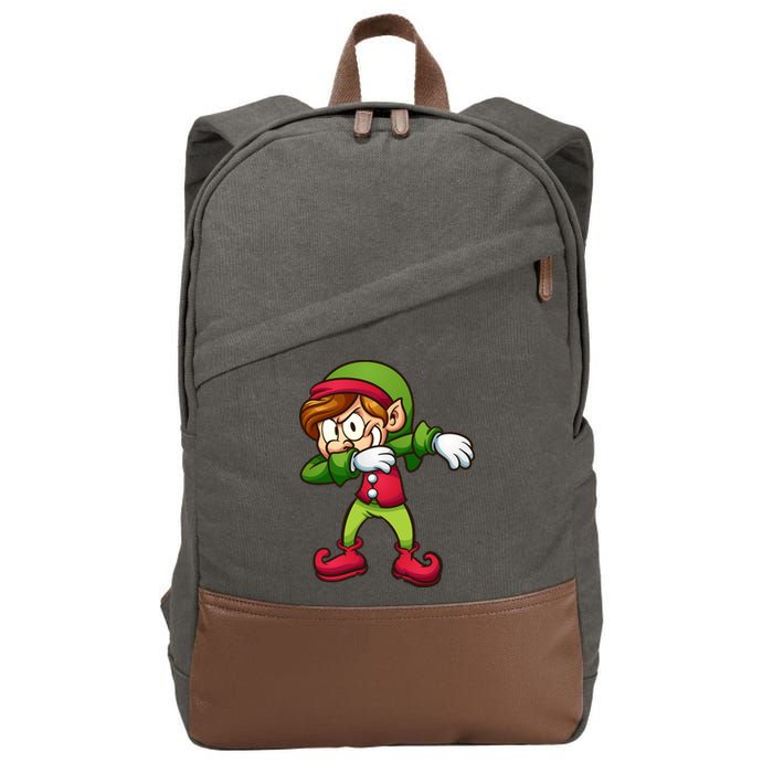 Elf Dabbing Cotton Canvas Backpack