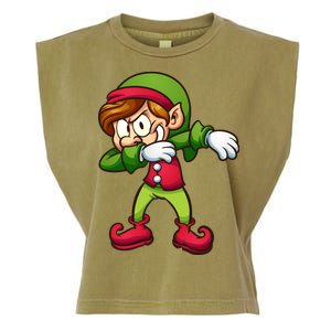 Elf Dabbing Garment-Dyed Women's Muscle Tee