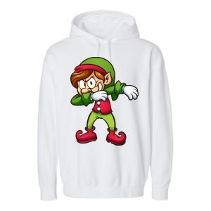 Elf Dabbing Garment-Dyed Fleece Hoodie