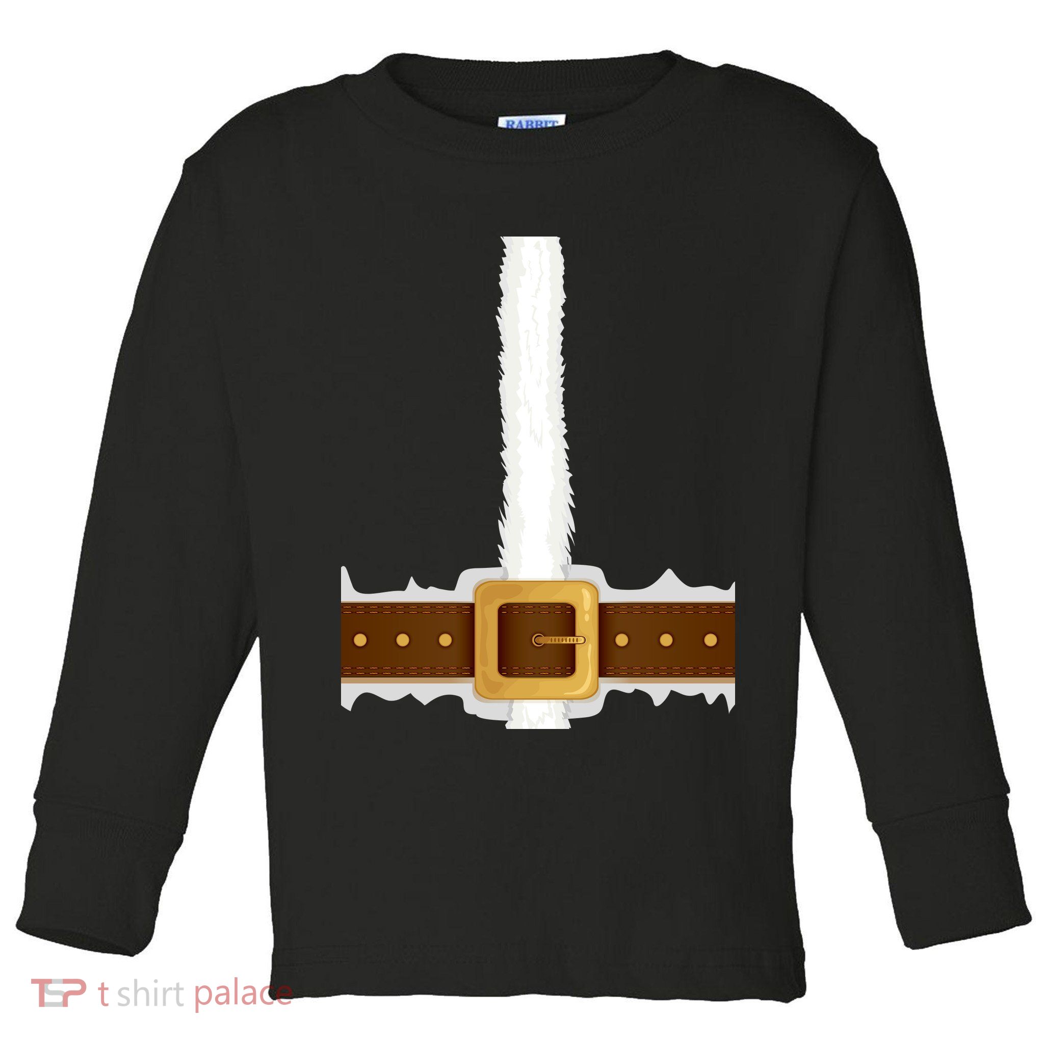 Elf Santa Suit Top Toddler Long Sleeve Shirt