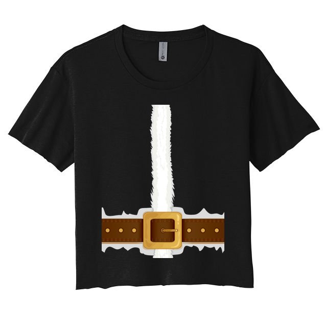 Elf Santa Suit Top Crop Top