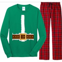 Elf Santa Suit Top Long Sleeve Pajama Set