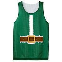 Elf Santa Suit Top Mesh Reversible Basketball Jersey Tank