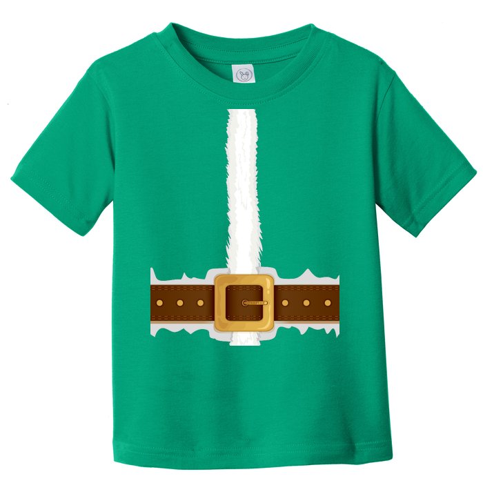 Elf Santa Suit Top Toddler T-Shirt