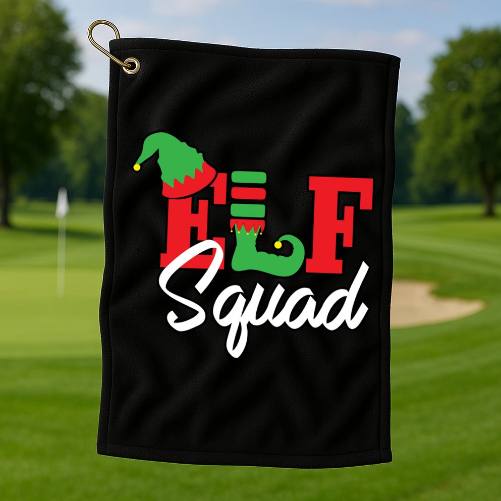 Elf Squad Golf Towel
