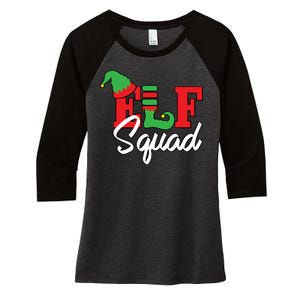 Elf Squad Women's Tri-Blend 3/4-Sleeve Raglan Shirt