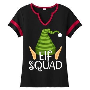 Elf Squad Christmas Ladies Halftime Notch Neck Tee