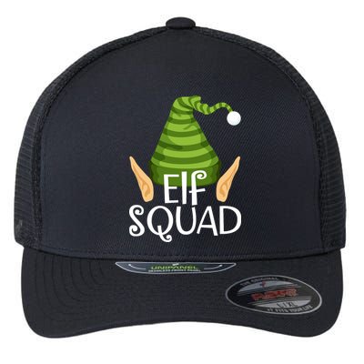 Elf Squad Christmas Flexfit Unipanel Trucker Cap