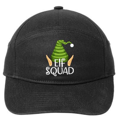 Elf Squad Christmas 7-Panel Snapback Hat